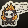 This is Fine Panda sticker
