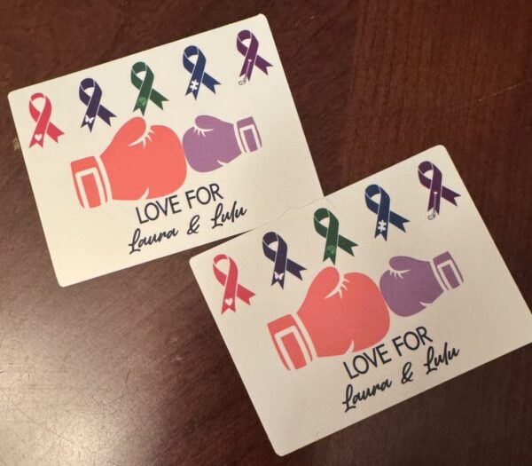 Love for Laura & Lulu sticker