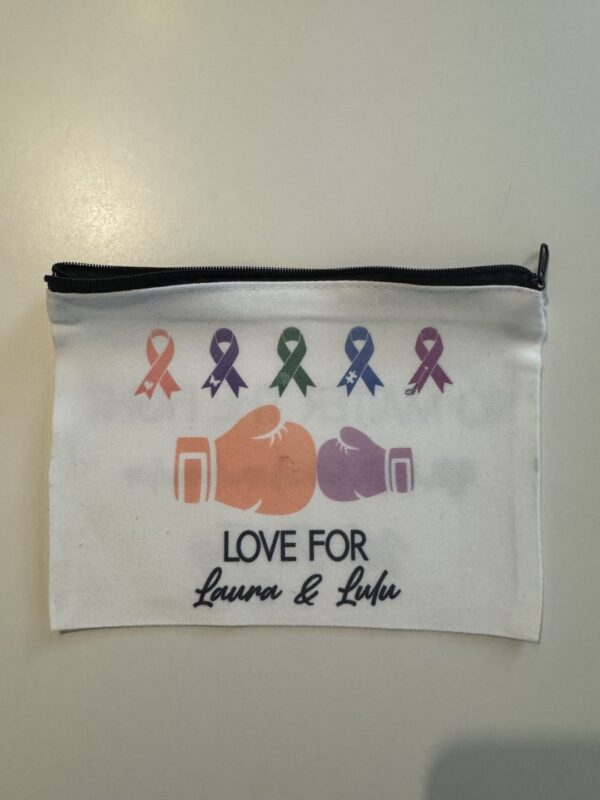 Love for Laura and Lulu zipper pouch