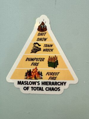 IMG_8025 Maslow's hiearchy of total chaos